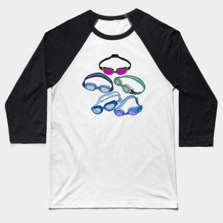 Cool Swimming Goggles Baseball T-Shirt